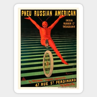 Russian American Tire (1906) Sticker